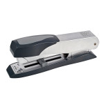 Zszywacz SAX150, zszywa do 45 kartek, front loader, regulowana głębokość, srebrny