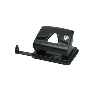 Dziurkacz SAX306, dziurkuje do 20 kartek, czarny