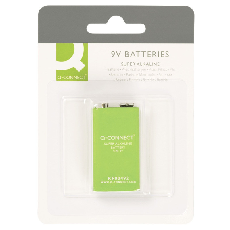 Baterie super-alkaliczne Q-CONNECT E-Block, LR61,9V