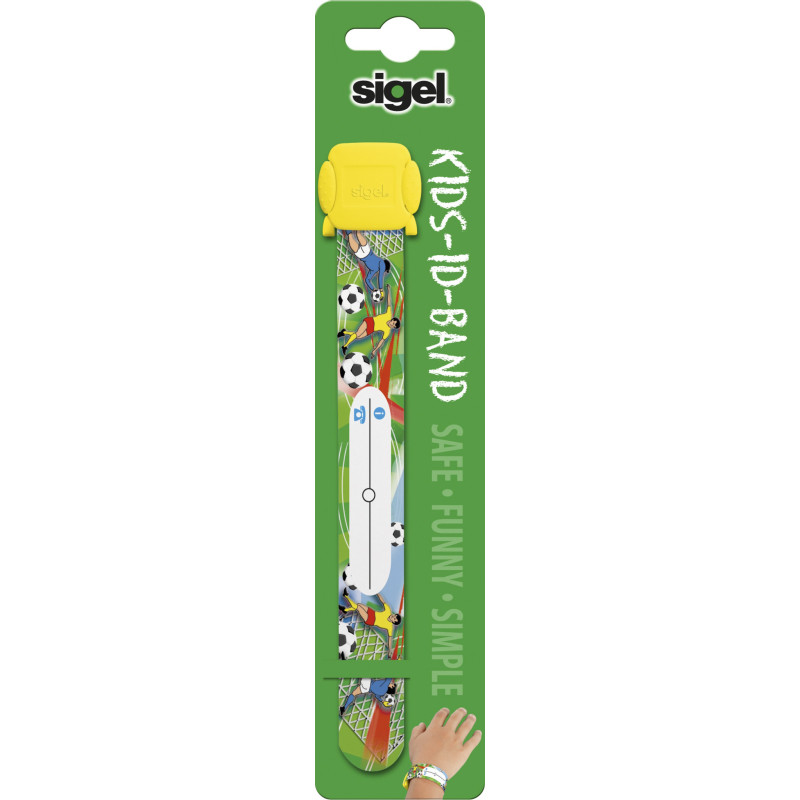 Bransoletka SIGEL Kid-Id-Band, 197x32mm, piłka