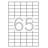 Etykiety uniwersalne APLI, 38x21,2mm, prostokątne, białe 10 ark.