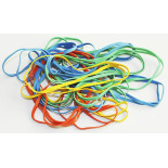 Gumki krzyżowe Q-CONNECT, 0,1kg, średnica 100mm, mix kolorów