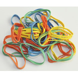 Gumki krzyżowe Q-CONNECT, 0,1kg, średnica 50mm, mix kolorów