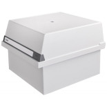 Kartoteka z wiekiem HAN Kartei, polistyren, A4, szara