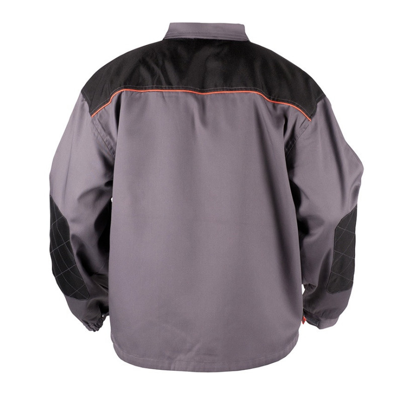 Kurtka ekon. Jack (BE-01-002), bawełna/poliester, rozm. 52, szaro-pomarańczowy