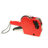 Metkownica APLI, jednorzędowa, 8 znaków, czerwona