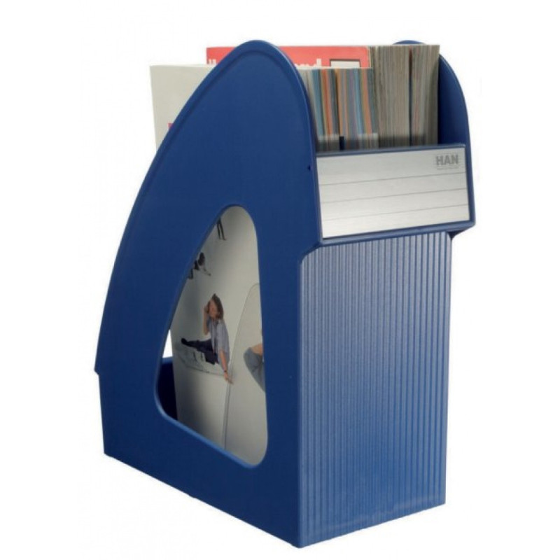 Pojemnik na dokumenty HAN Galaxy, polistyren, A4, niebieski