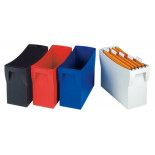 Pojemnik na teczki zawieszkowe HAN Swing, polistyren, A4, niebieski