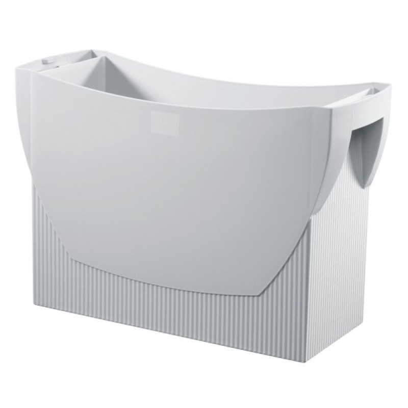 Pojemnik na teczki zawieszkowe HAN Swing, polistyren, A4, szary