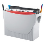 Pojemnik na teczki zawieszkowe HAN Swing, polistyren, A4, szary