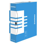 Pudło archiwizacyjne DONAU, karton, A4/80mm, niebieskie