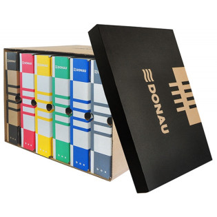 Pudło archiwizacyjne DONAU, karton, zbiorcze, górne, brązowe