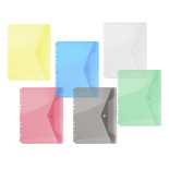 Teczka kopertowa DONAU zatrzask, PP, A4, 200mikr., z europerforacją, niebieska