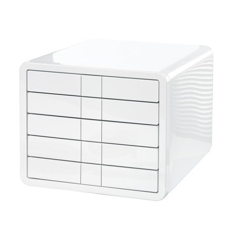 Zestaw 5 szufladek HAN iBox, ABS, A4, biały