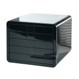 Zestaw 5 szufladek HAN iBox, ABS, A4, czarny