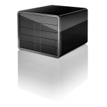Zestaw 5 szufladek HAN iBox, ABS, A4, czarny