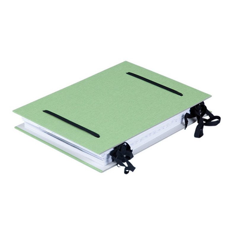 Fascykuła DONAU z etykietą, tektura/PP, A4, mix kolorów