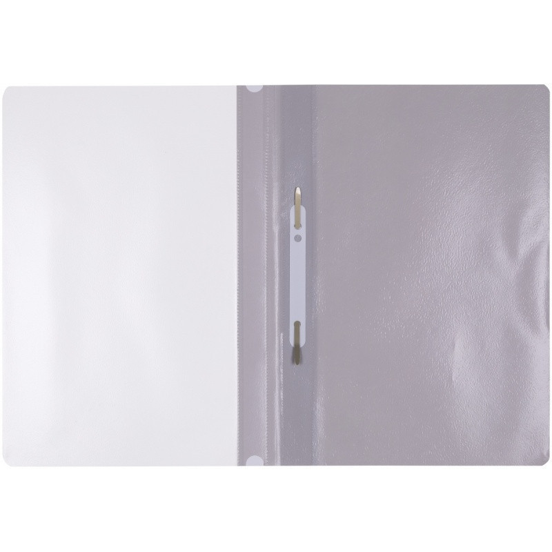 Skoroszyt OFFICE PRODUCTS, PP, A4, miękki, 100/170mikr., szary