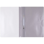 Skoroszyt OFFICE PRODUCTS, PP, A4, miękki, 100/170mikr., szary