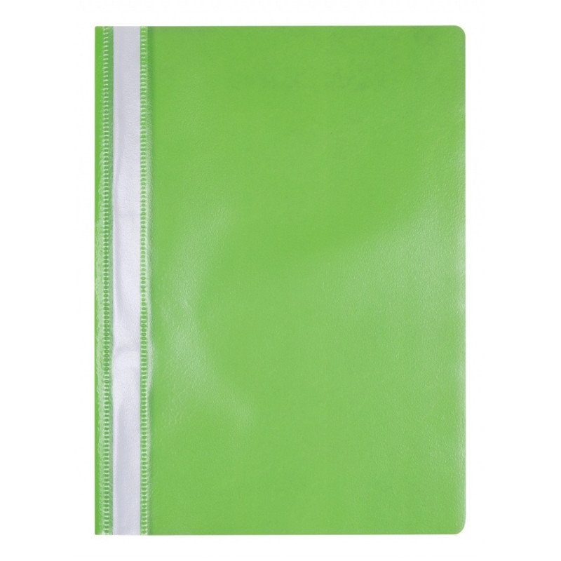 Skoroszyt OFFICE PRODUCTS, PP, A4, miękki, 100/170mikr., jasnozielony