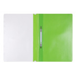 Skoroszyt OFFICE PRODUCTS, PP, A4, miękki, 100/170mikr., jasnozielony
