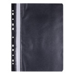 Skoroszyt OFFICE PRODUCTS, PP, A4, miękki, 100/170mikr., wpinany, czarny