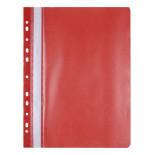 Skoroszyt OFFICE PRODUCTS, PP, A4, miękki, 100/170mikr., wpinany, czerwony
