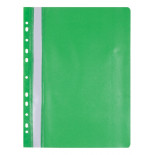 Skoroszyt OFFICE PRODUCTS, PP, A4, miękki, 100/170mikr., wpinany, zielony