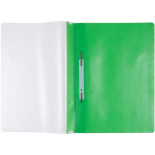 Skoroszyt OFFICE PRODUCTS, PP, A4, miękki, 100/170mikr., wpinany, zielony