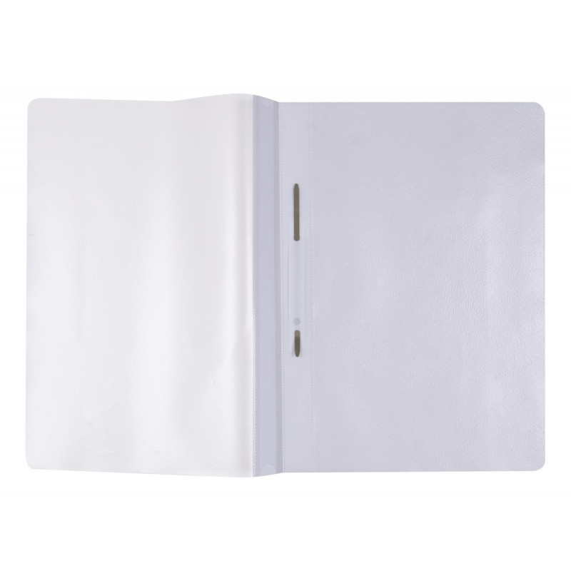 Skoroszyt OFFICE PRODUCTS, PP, A4, miękki, 100/170mikr., wpinany, biały