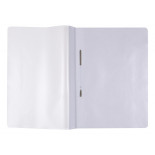 Skoroszyt OFFICE PRODUCTS, PP, A4, miękki, 100/170mikr., wpinany, biały