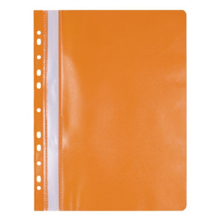 Skoroszyt OFFICE PRODUCTS, PP, A4, miękki, 100/170mikr., wpinany, pomarańczowy