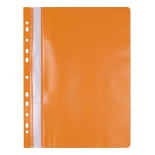 Skoroszyt OFFICE PRODUCTS, PP, A4, miękki, 100/170mikr., wpinany, pomarańczowy