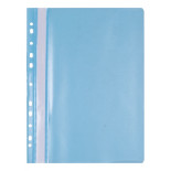 Skoroszyt OFFICE PRODUCTS, PP, A4, miękki, 100/170mikr., wpinany, jasnoniebieski