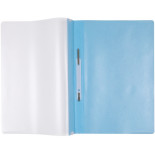 Skoroszyt OFFICE PRODUCTS, PP, A4, miękki, 100/170mikr., wpinany, jasnoniebieski
