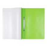 Skoroszyt OFFICE PRODUCTS, PP, A4, miękki, 100/170mikr., wpinany, jasnozielony