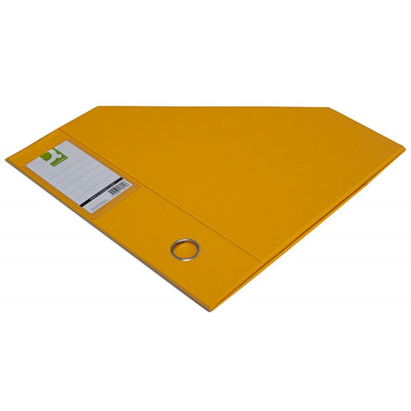 Pojemnik na dokumenty Q-CONNECT, PVC, A4/76, żółty