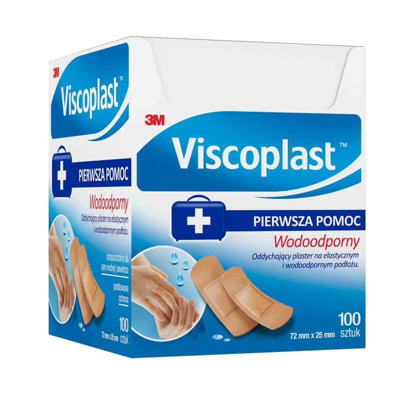 Plastry VISCOPLAST MINIFOL 72x25mm, 100szt.