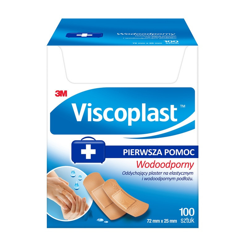 Plastry VISCOPLAST MINIFOL 72x25mm, 100szt.