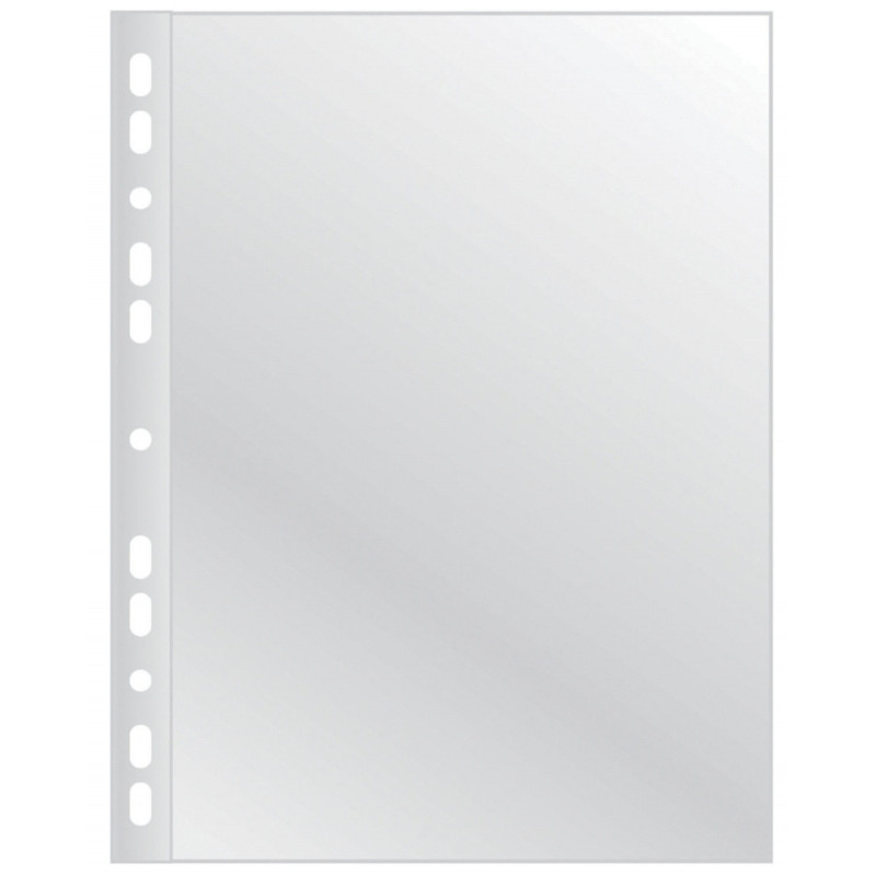 Koszulki na dokumenty OFFICE PRODUCTS, PP, A4, krystal, 55mikr., 100szt., w pudełku