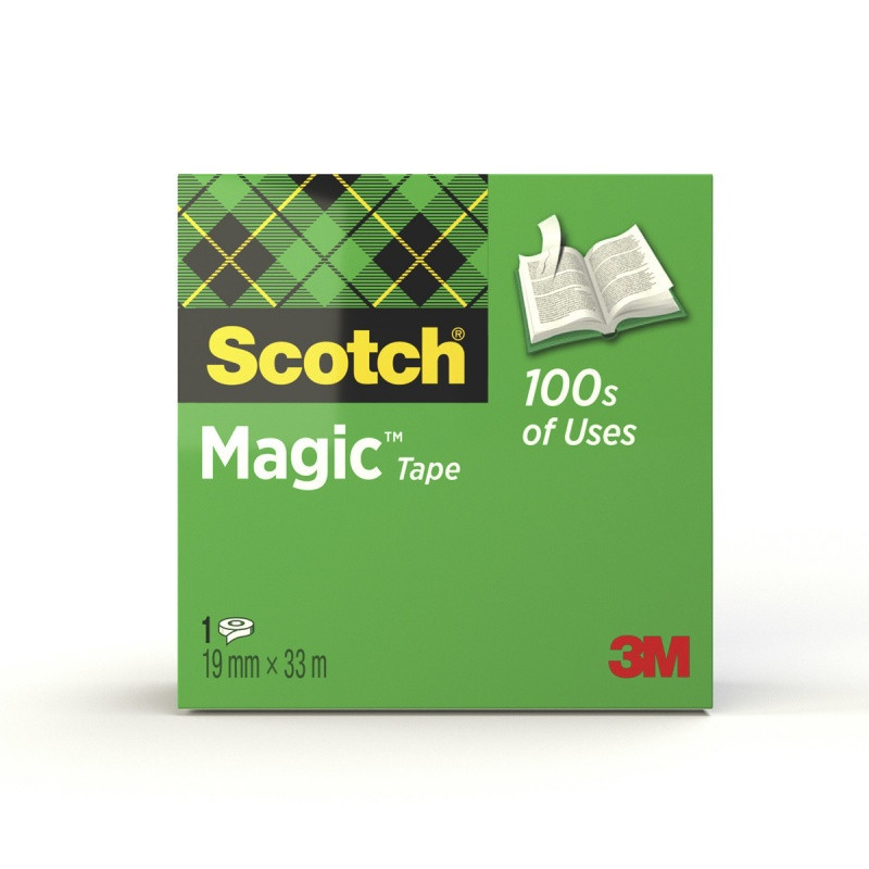 Taśma biurowa SCOTCH® Magic™ (810), matowa, 19mm, 33m