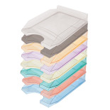 Szufladka na biurko OFFICE PRODUCTS, polistyren/PP, A4, transparentna fioletowa