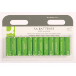 Baterie super-alkaliczne Q-CONNECT AA, LR06, 1,5V, 12szt.