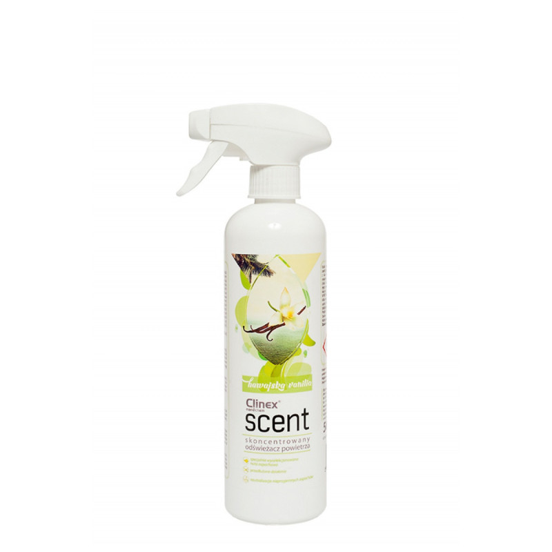 Odświeżacz powietrza CLINEX Scent Hawajska Wanilia, skoncentrowany, 500ml