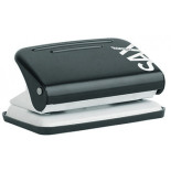 Dziurkacz SAXDesign 218 paperbox, dziurkuje do 12 kartek, czarny