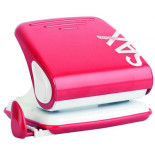 Dziurkacz SAXDesign 418 paperbox, dziurkuje do 30 kartek, czerwony