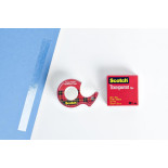 Taśma biurowa SCOTCH® Crystal Clear (600), transparentna, 19mm, 33m, w pudełku