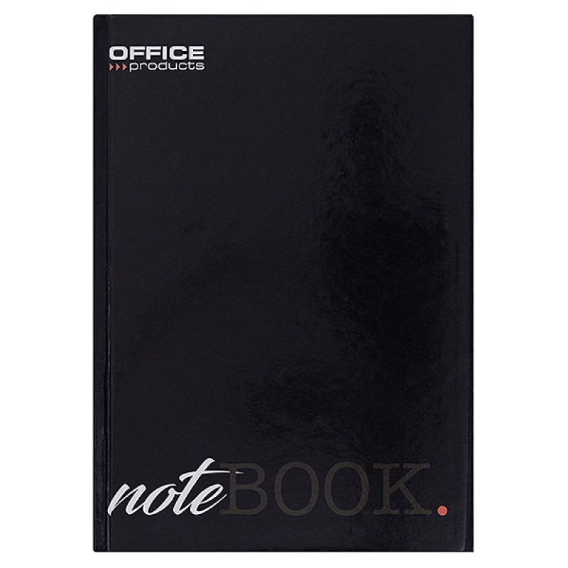 Brulion OFFICE PRODUCTS, A4, w linie, 96 kart., mix kolorów