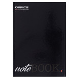 Brulion OFFICE PRODUCTS, A4, w linie, 96 kart., mix kolorów