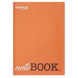 Brulion OFFICE PRODUCTS, A5, w linie, 96 kart., mix kolorów